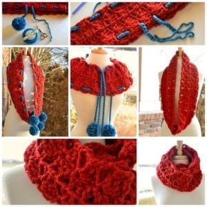 More Than Just An Infinity Cowl Free Pattern at www.MarlyBird.com