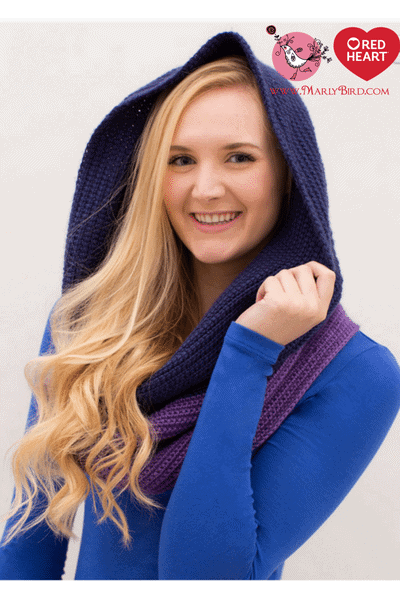 Transformation Sweater-FREE Red Heart Pattern by Marly Bird